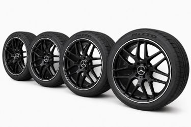Genuine Mercedes Benz GLE63 AMG 22" OEM Wheels & Tires staggered GLE350 GLE450 GLE53 Rims