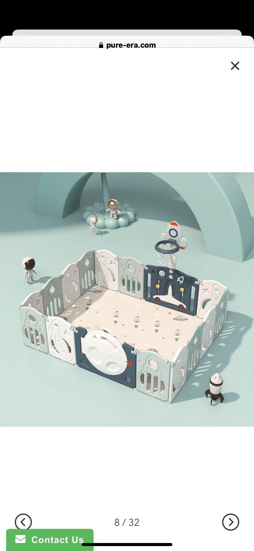 Pure Era Adjustable playpen
