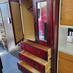 New Solid Wood Wardrobe Closet Armoire Cabinet Available In Other Colors 