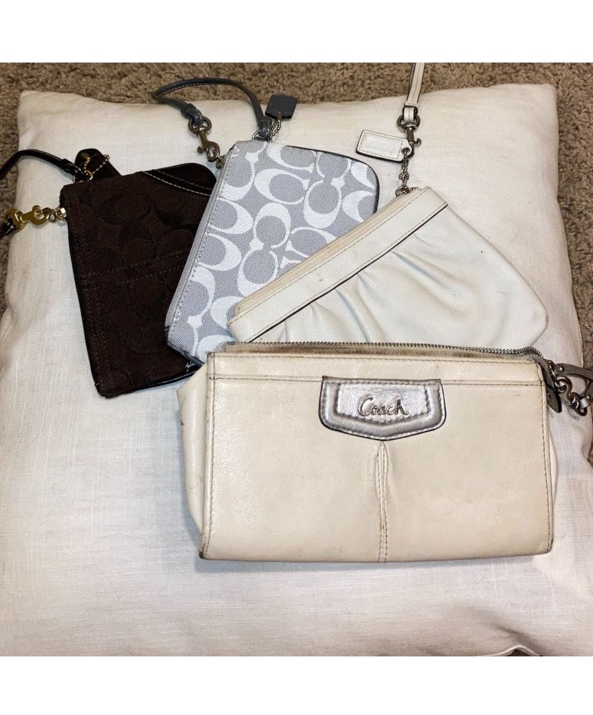 Bundle of 4 Coach Wristlets