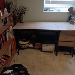 IKEA Drafting Desk With Drawers $85 OBO