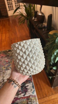 Textured Ceramic Pot