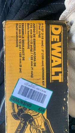 Dewalt 20v max grinder