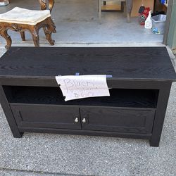 Black TV Stand