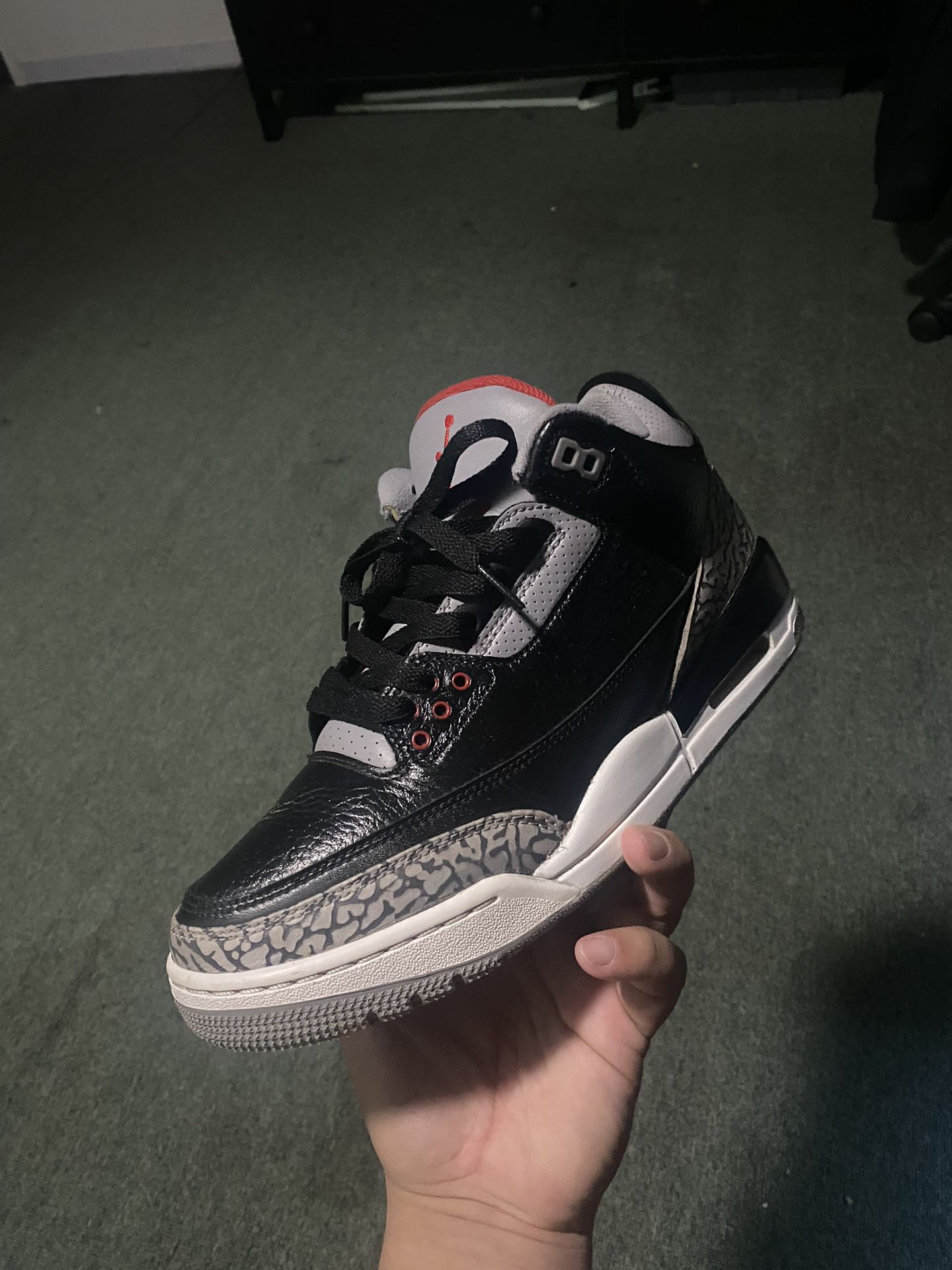 Jordan 3 Black Cement Size 9