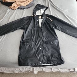 S/M Black Raincoat