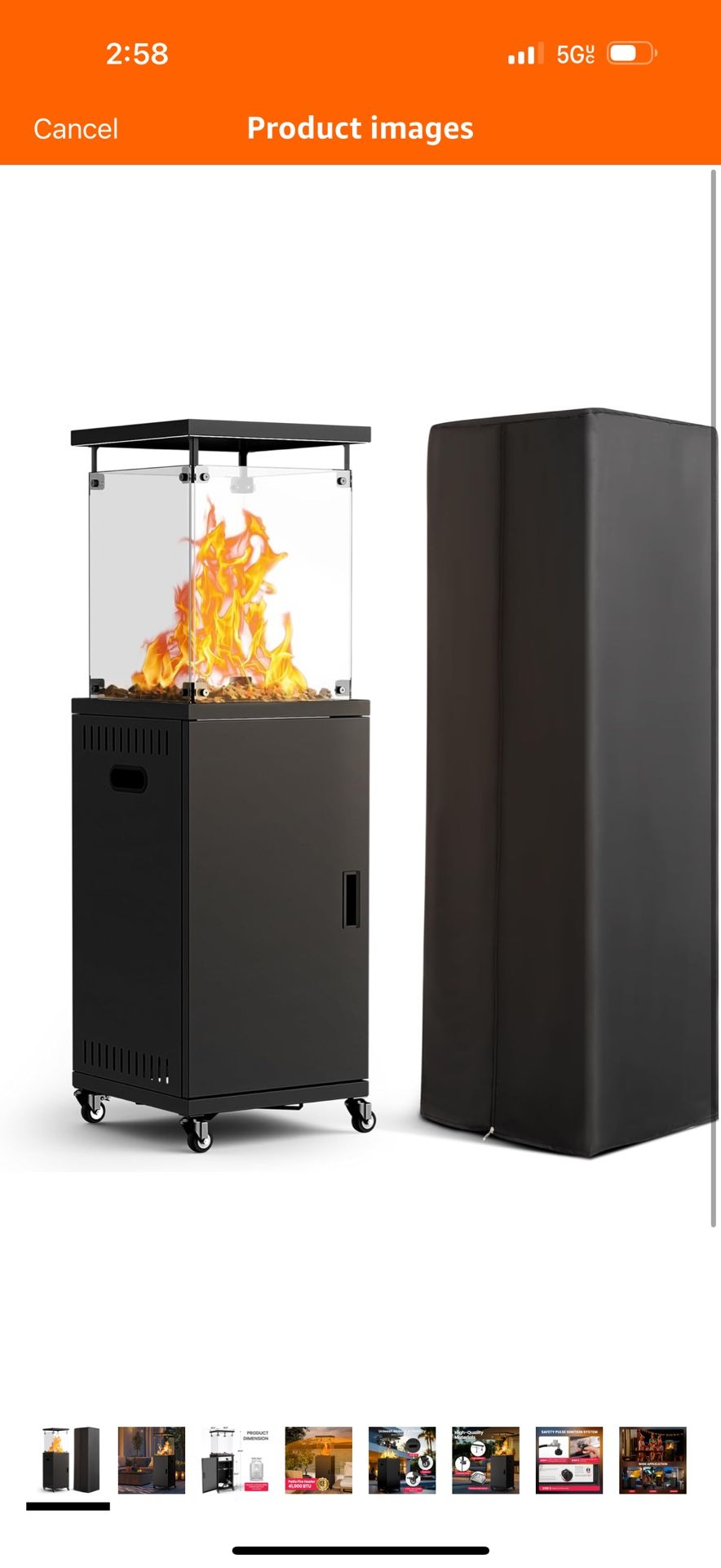 Pamapic Vanity Desk with File Cabinet, 8 Drawers Makeup Vanity with Mirror and Lights,3 Lighting Modes Dressing Table with Chair, Power Outlet, Silent