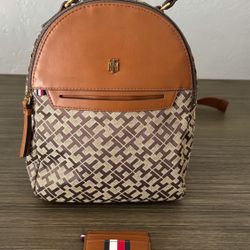 Tommy Hilfiger Backpack and Wallet