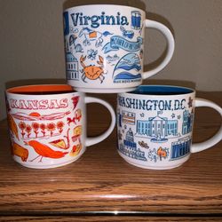 Starbucks Been There Series 3 mug collection
