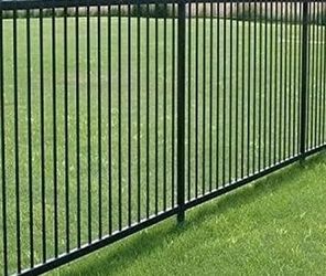 6.5'W by 5'H Aspen Style 3-Rail Steel Fence Kit, Powder-Coated Black
easy assemble
DIY