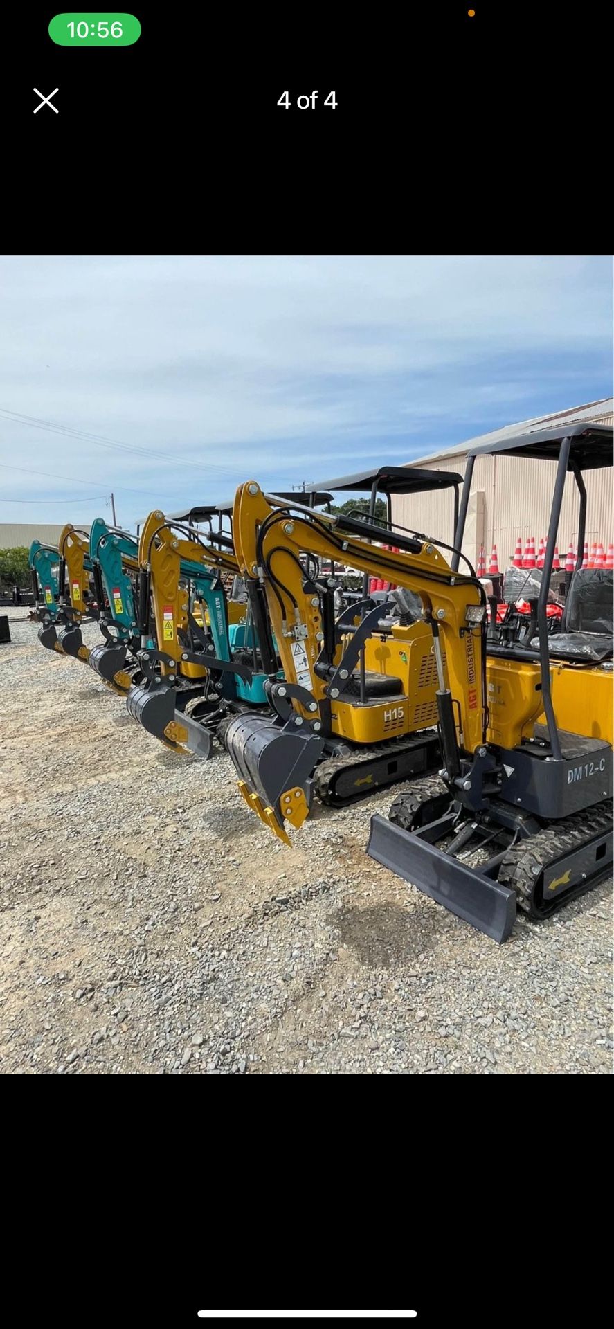 Mini Excavators Available $8500 Each