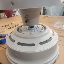 Ceiling Fan With Lamp White Finish