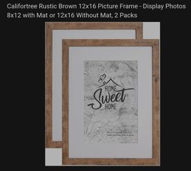 Picture Frames 12x16 - 8x12 / 2 Pack