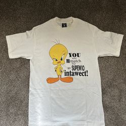 Vintage 1995 Warner Bros Looney Tunes Shirt Size Medium