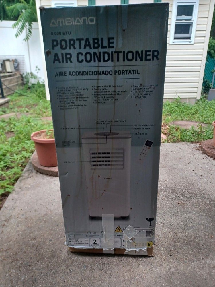 Portable Air Conditioner 8,000 BTU