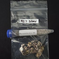 Crystalline Fine / Scrap Sterling Silver UNDER SPOT