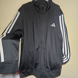 NEW Adidas Youth Iconic Tricot Lightweight Track Jacket, Big kids size 14-16