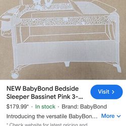 babybond. sleeper/ bassinet 