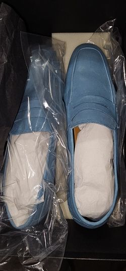 PAUL SMITH MENS LOAFERS TEAL SIZE 8, NEW