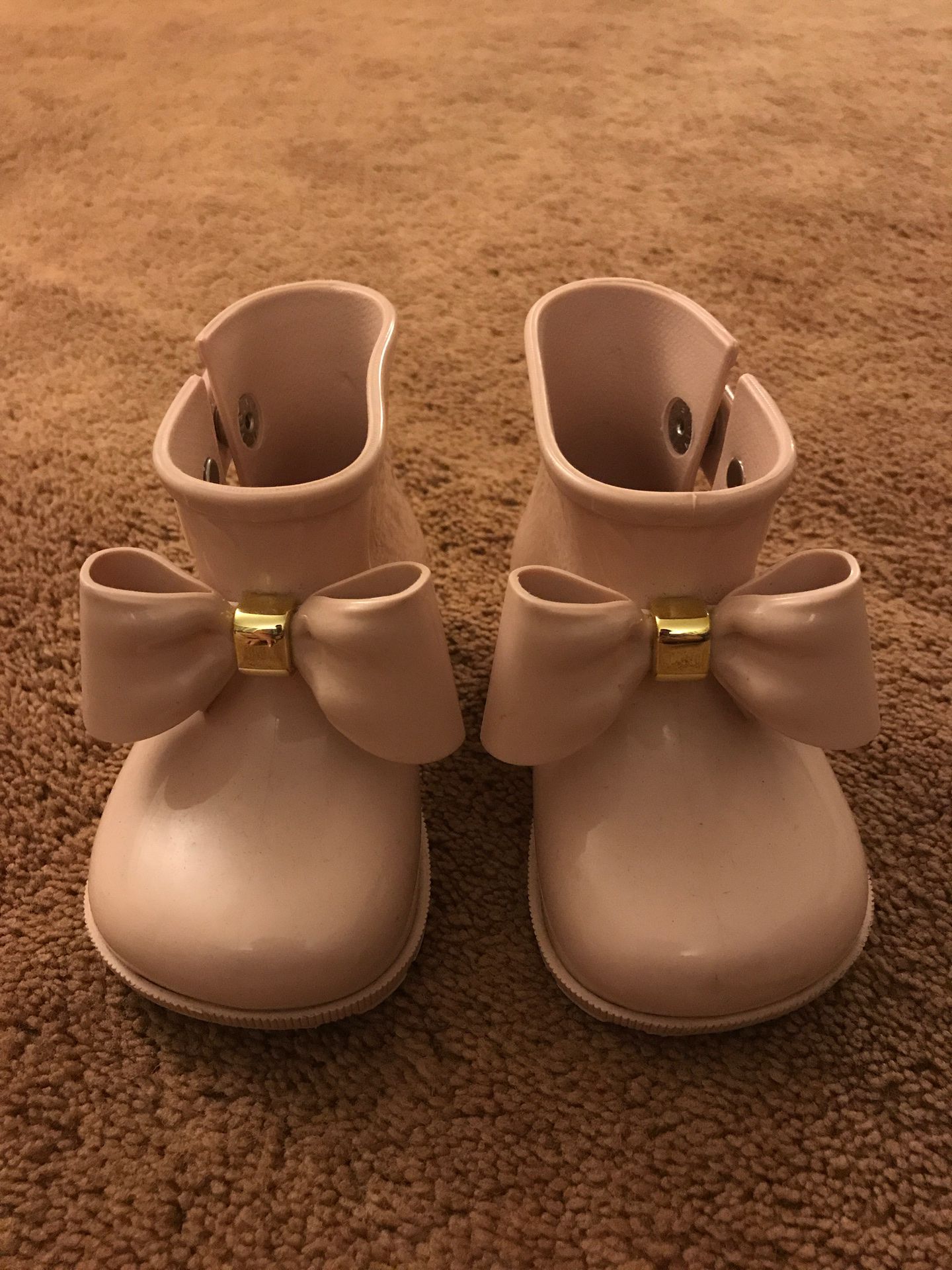 Mini Melissa baby girl boots size US6