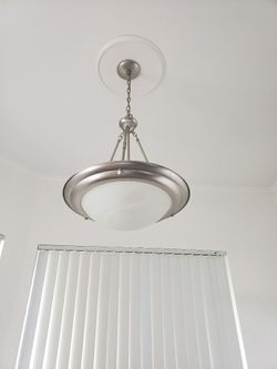 Beautiful low hanging kitchen dining room table light