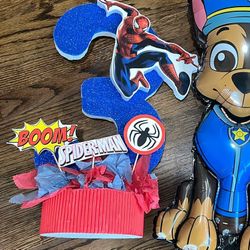 Centerpiece Spider-Man Party