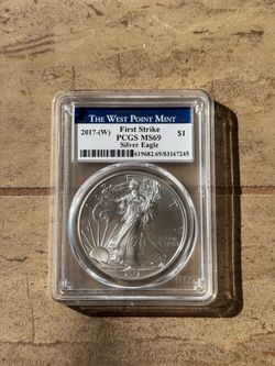 2017-(W) PCGS MS69 First Strike, West Point label