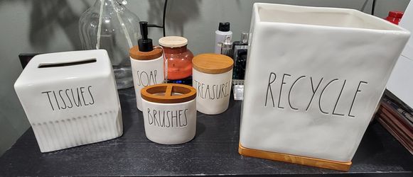 New Rae Dunn Bathroom 12 Piece Complete Set Christmas Gift 