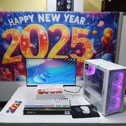 White Snow ❄️ EDITION GAMING PC Bundle Setup I7 