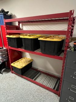 Husky industrial storage rack shelf