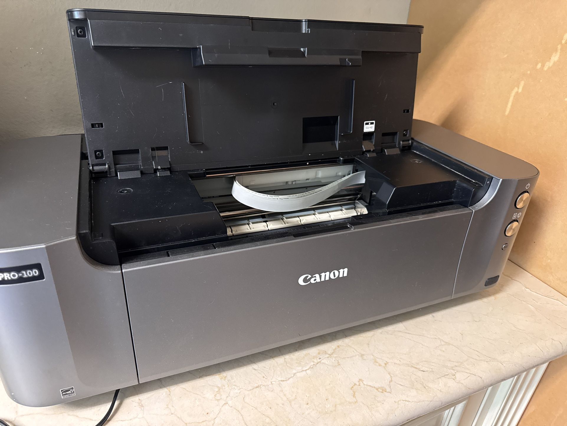 Canon PIXMA PRO-10 Professional Inkjet Photo Printer with Chroma Optimizer, 4800x2400 Resolution, WiFi, 13x19" Max Paper Size
