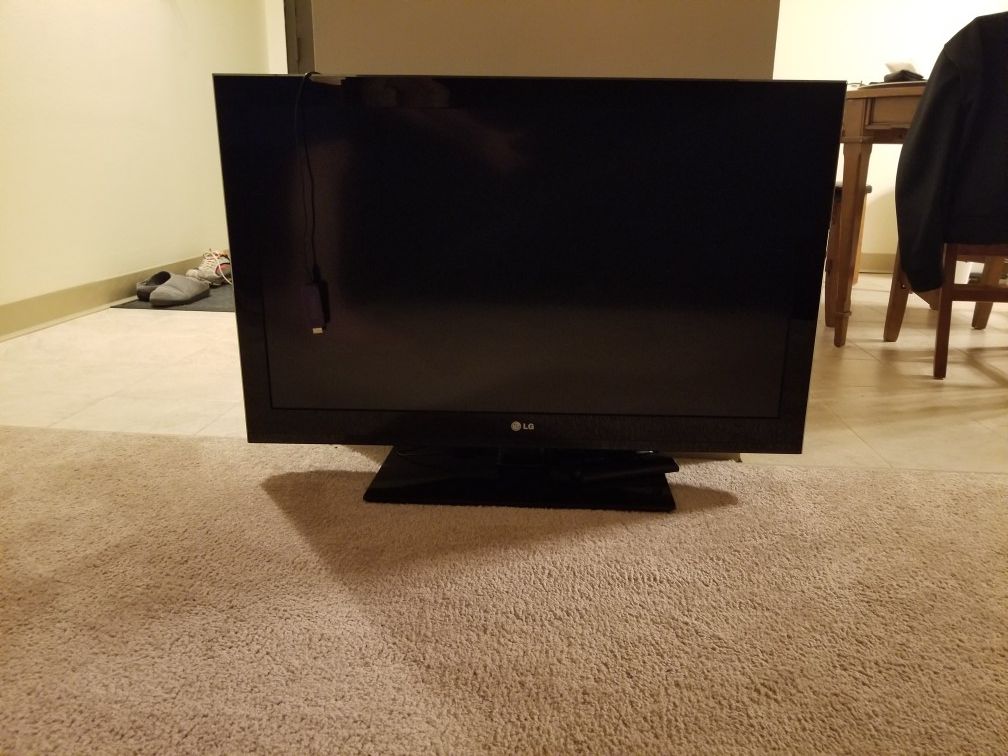 LG 37" HDTV with Roku stick