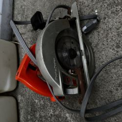Black & Decker 7¼-inch circular saw.