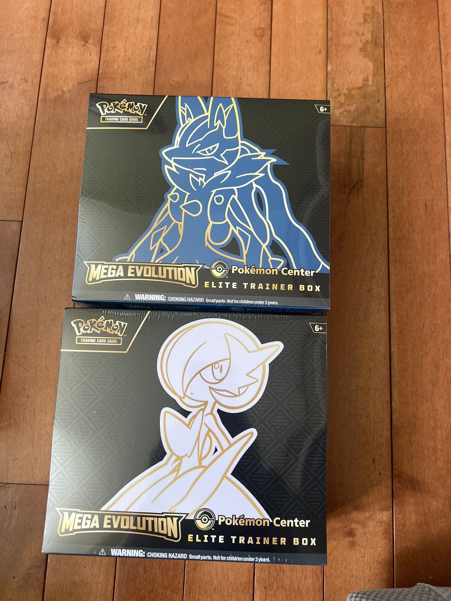 Pokemon Center Mega Evolution Lucario & Gardevoir ETBs