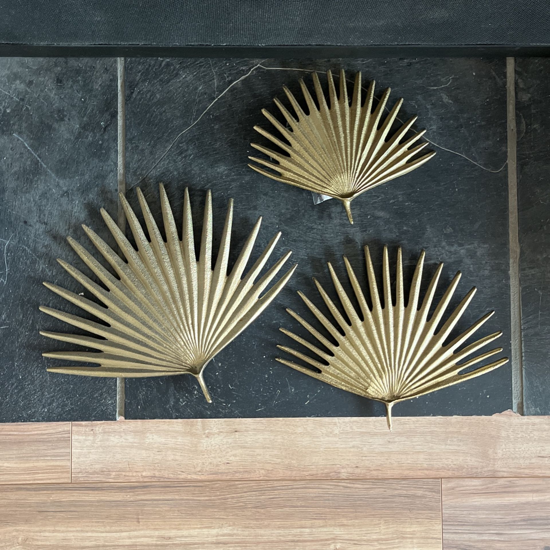 Brass Palm Leaf Decor,All Products : American Fashion Style Bags On Sale