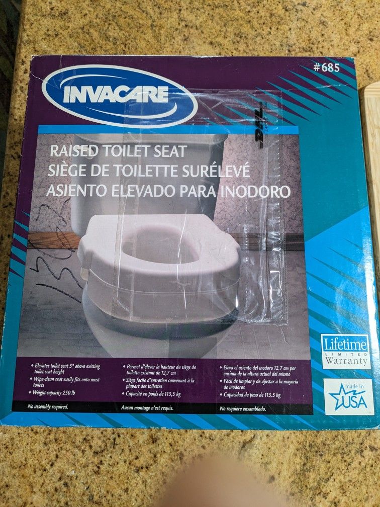 Invacare Raised Toilet Seat Model 685-4