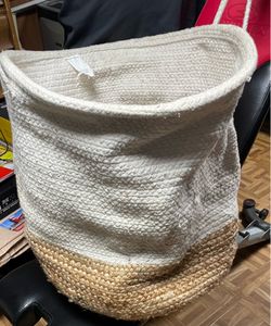 Huge collapsible basket great for pillows stuffed animals