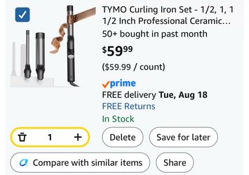 TYMO Professional Ceramic Curling Iron Set