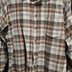 Vintage Pendleton Woolen Mills Plaid Flannel Board Shirt, Men's XL