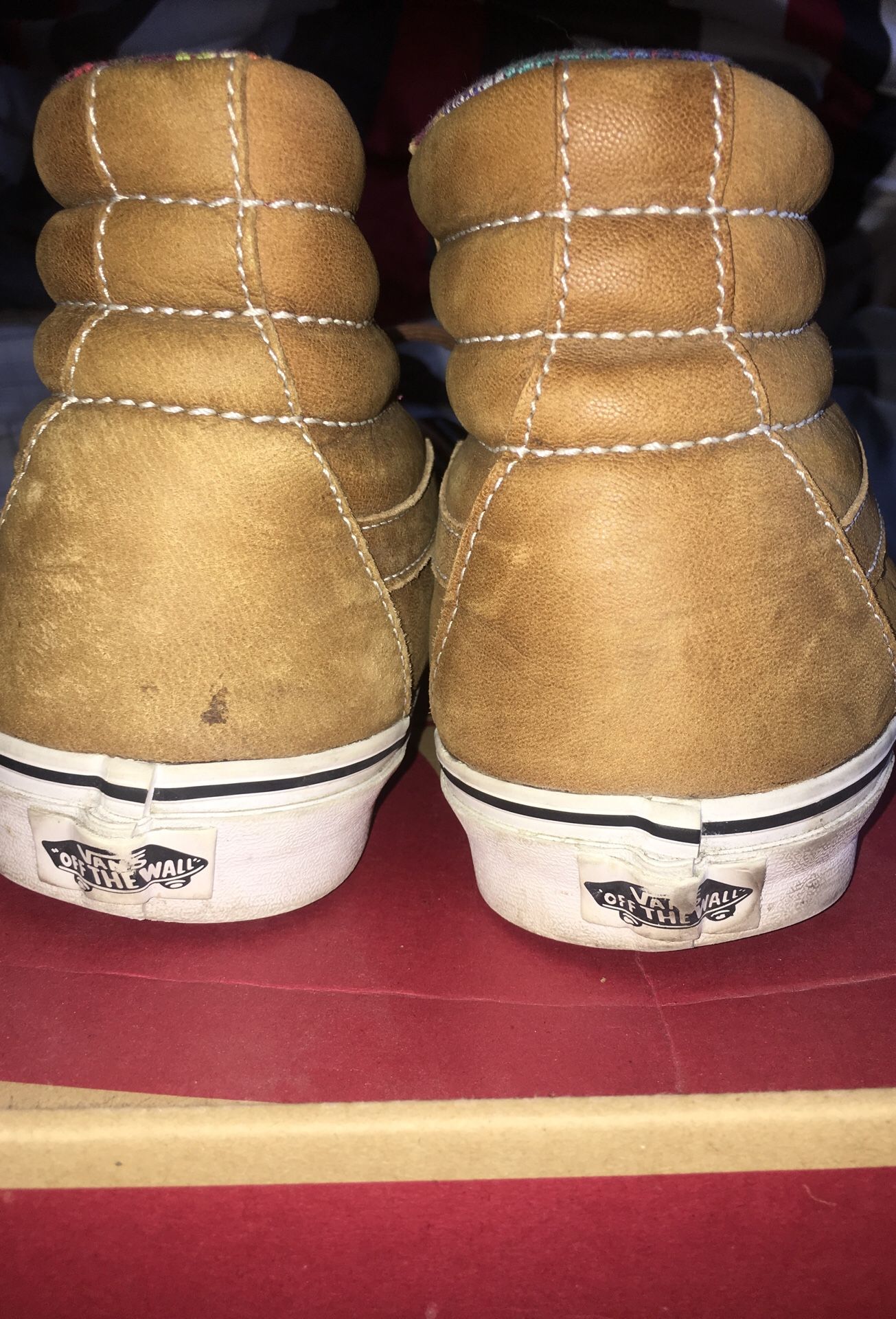 Vans Brown Leather Sk8-Hi