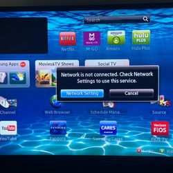 Samsung 50” Smart TV – Works Great (UN50ES6150)