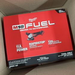 Milwaukee M18 FUEL 18V Lithium-Ion Brushless Cordless 4-1/2 in./5 in. Grinder w/Paddle Switch (Tool-Only)