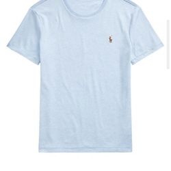 Polo Ralph Lauren Short-Sleeve Logo T-Shirt Elite Blue Heather Size M