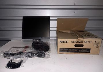 *Open Box* NEC AccuSync AS172-BK 17" SXGA Desktop Monitor 17-inch Model L175GZ