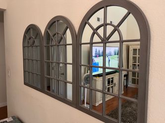 Mirror hanging wall