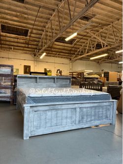 King bed with mattress- free local delivery