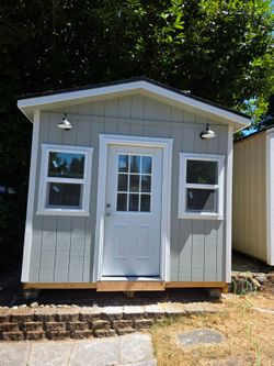 Tiny Home, Backyard Home Office Shed, Studio Shed, Storage Shed