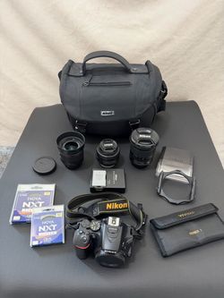 Nikon D5500 DSLR Camera Bundle with Lenses and Accessories