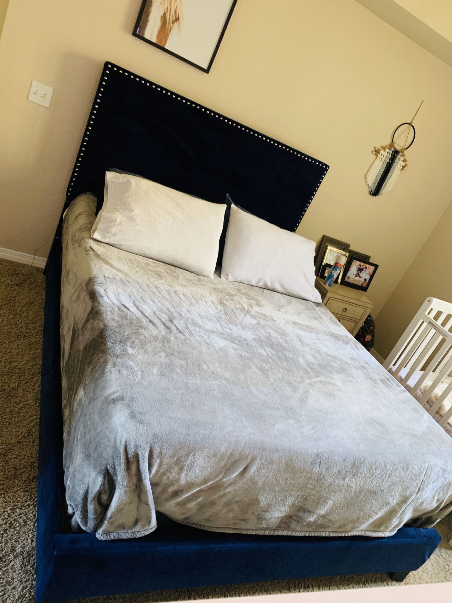 Queen bed frame