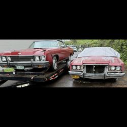 1973 and 1974 Chevrolet caprice convertibles